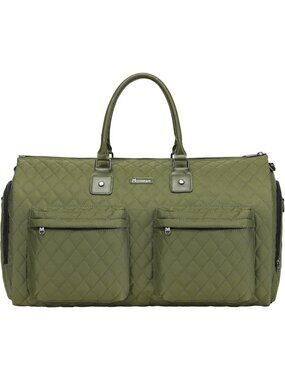 Convertible 2-in-1 Garment Duffel Bag & Hanging Suitcase for Travel